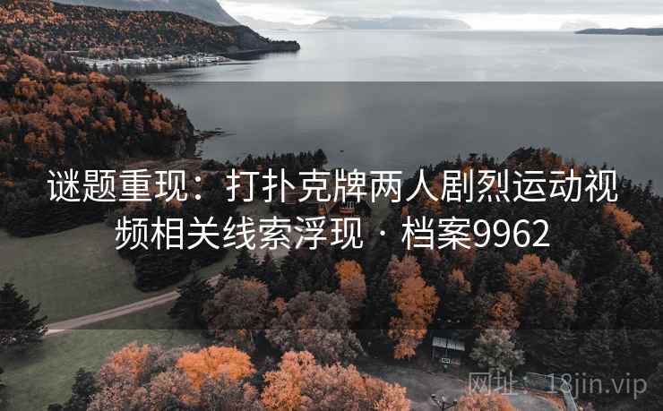 谜题重现：打扑克牌两人剧烈运动视频相关线索浮现 · 档案9962