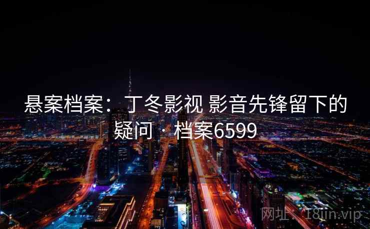 悬案档案：丁冬影视 影音先锋留下的疑问 · 档案6599